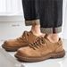 Men's Casual Shoes Top Grain Cowhide Soft Sole Versatile Retro Fashion British Style Trendy Leather Shoes_vogvips.com