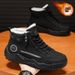 Men's Winter Fleece-Lined High-Top Martin Boots, British Retro Thick-Soled, Extra-Thick Warm Cotton Work Shoes, Ankle Bo_vogvips.com