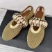 Ballet Flats Leather New Designer Wedding Dress Split Toe Shoes Loafers 100% Cowhide Bowknot Ballet Flats Top Quality_vogvips.com