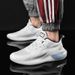 Sports Men's Summer , 2025 New Running Trendy Shoes, Flying Woven Surface, Thin Coconut Student Mesh Shoes_vogvips.com