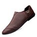 Soft Leather Men's Casual Boat Shoes Men's Shoes Small Leather Shoes_vogvips.com