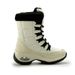 「XGXC」Snow Boots New Winter Women's Shoes Cowhide Non-slip Short-tube Cotton Shoes Thick-soled Wool Women's White Leather And Fur_vogvips.com