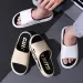 Mens Fashion Sport Slides Classic One Band Design Soft Padded Insole For Daily Commute And Casual Outings_vogvips.com