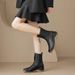Female Autumn-Winter 2025 New Warm-Insulated Snow Boots With Thick Soles, Mom's Women's Shoes With Soft Bottoms, Short Boots_vogvips.com