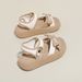 Women's Summer New Style Bow-pierced Sandals, Casual Thick-soled, Versatile, Hook-and-loop Slip-on Shoes_vogvips.com