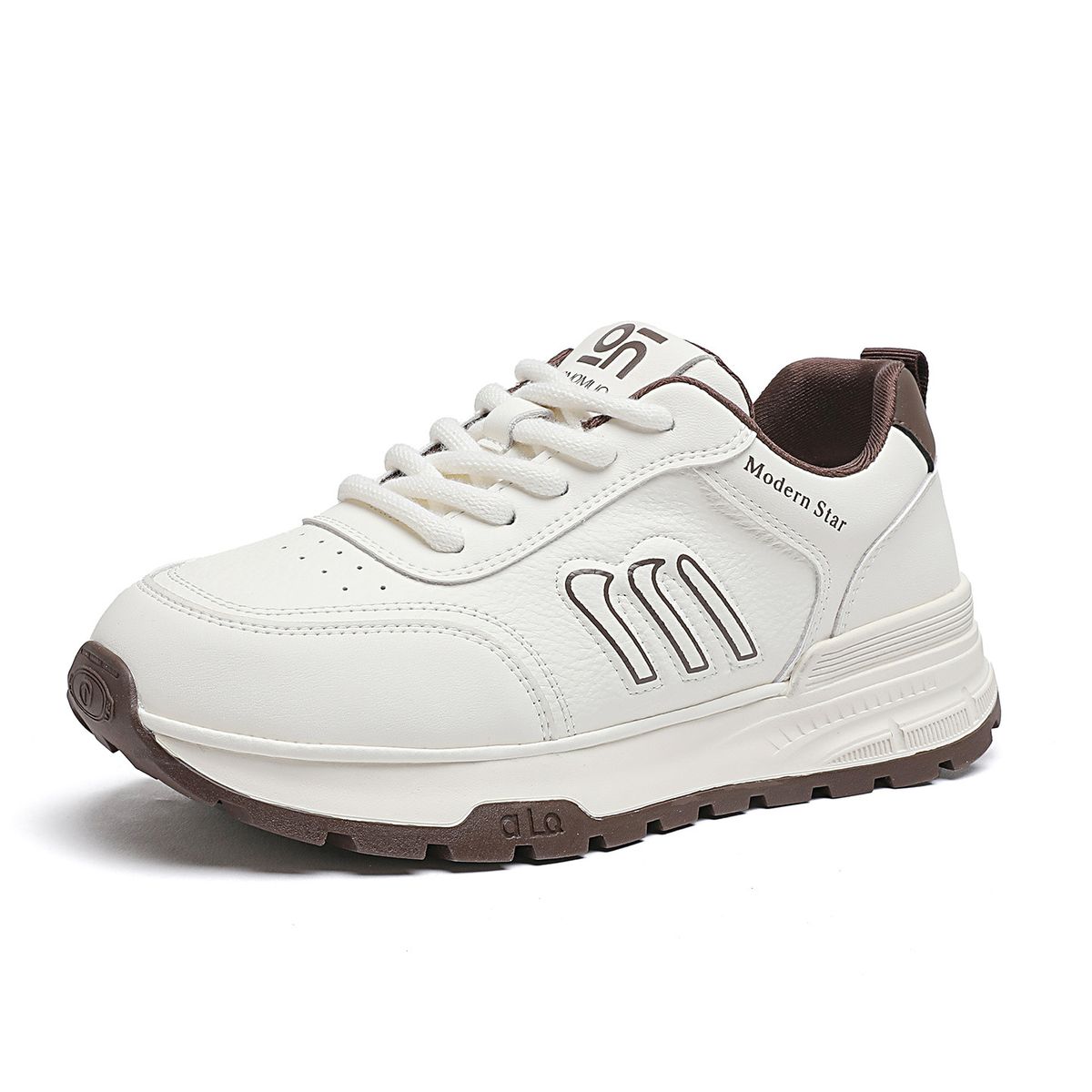 Platform White Shoes Female Sports Casual Shoes 2026 Spring New Soft Sole Soft Surface Not Tired Feet All Kinds Of Student Running Shoes_vogvips.com