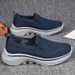 Autumn New Large Size Men's Slip-On For Elderly, Middle-aged And Elderly Walking Shoes, Sports Casual Shoes_vogvips.com