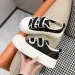 Ugly Cute Velcro Big Head Genuine Leather Thick Sole Biscuit Fashionable And Versatile Casual Women Shoes_vogvips.com