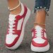 Women’s Shoes Rhinestones Style All Match Niche Casual Sneakers Sneakers Thick Soled White Shoes Student Shoes_vogvips.com
