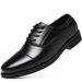 New Spring Autumn Business Formal Three-Joint Leather Men's Korean Style Lace-Up Fashion Casual Trendy Shoes_vogvips.com