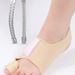 Bunion Corrector For Day & Night Wear – Adjustable Toe Alignment Sleeve With Metal Support (Soft OK Fabric, Fits With Shoes)_vogvips.com