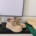 All-Season Wearable Yellow 2025 Autumn Winter Mid-Heel Cowhide Thick Sole Martin Women's Internet Celebrity Lace-Up_vogvips.com