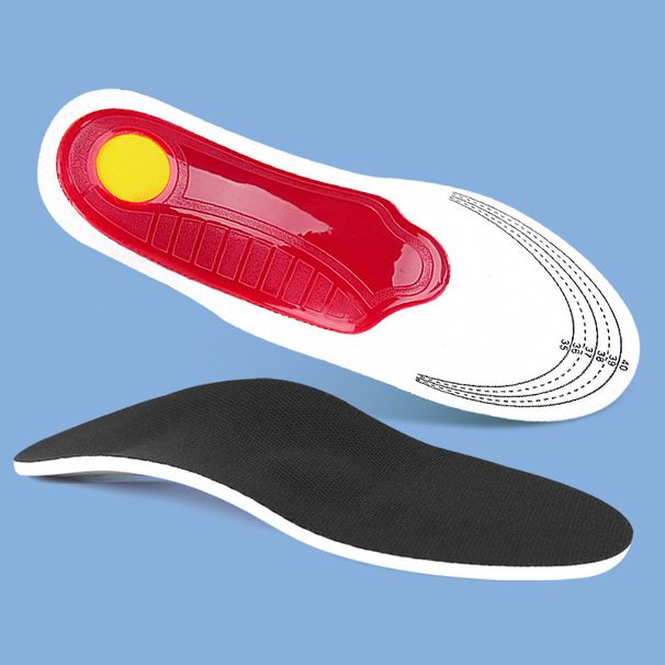 Breathable & Shock-Absorbing Orthotic Insoles For Men & Women – Arch Support, Lightweight & Durable, Universal Fit For All Shoes (Black Mesh)_vogvips.com