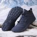 Outdoor Sports Cotton Shoes For Men And Women With Fleece Warmth Boots 25 Couple Shoes_vogvips.com