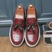 New Fashion Genuine Leather Retro Business Men's Casual Shoes Black Daily Office Loafers One-step Driving Party Dress Wedding Men's Shoes_vogvips.com