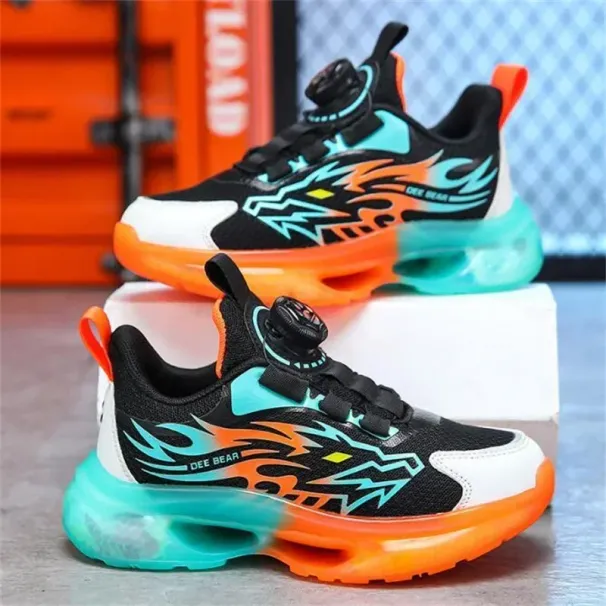 New Button Kids Shoes Boys Sneakers PU Leather Girls Fashion Casual Sports Running Tennis Shoes Children Outdoor Anti Slip_vogvips.com