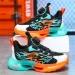 New Button Kids Shoes Boys Sneakers PU Leather Girls Fashion Casual Sports Running Tennis Shoes Children Outdoor Anti Slip_vogvips.com