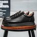 Retro Fashion Brown Men's Low Sneakers Big Size 45 Breathable Flat Shoes Trainers Men Lace-up Casual Sneakers Zapatillas Hombre_vogvips.com