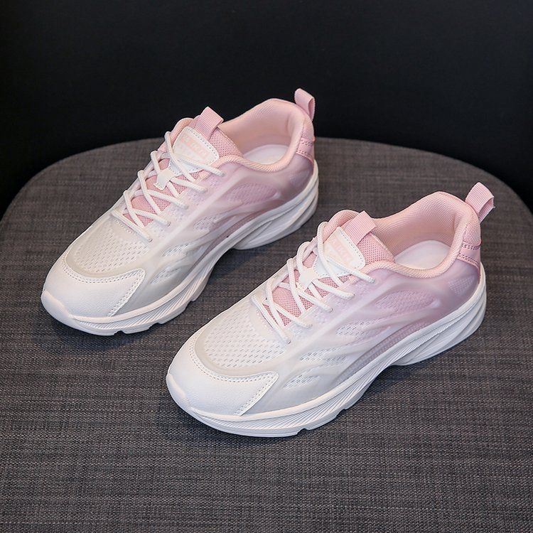 Running Shoes Women's Student Tide Women's Shoes Lightweight Soft Sole Shock Absorption Comfortable Mesh Sneakers Women_vogvips.com