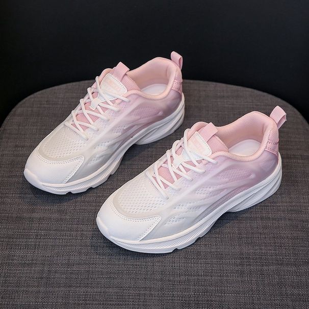 Running Shoes Women's Student Tide Women's Shoes Lightweight Soft Sole Shock Absorption Comfortable Mesh Sneakers Women_vogvips.com
