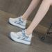 Height-increasing Forrest Gump For Petite Women, 2026 New Model, Thick-soled White Sneakers, Casual, Fashionable,_vogvips.com