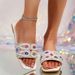Large Size Color Diamond Flat Sandals Women In Summer 2025, New Hua Women's Shoes For Wearing One Line Slippers On The_vogvips.com