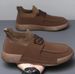 Euro Step Spring And Autumn New Casual Shoes Men's Versatile Breathable Sneakers Soft Sole Comfortable Slip-On Loafers_vogvips.com