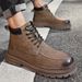 Hot-selling Thick-soled Men's Martin Boots Autumn New Outdoor Casual Genuine Leather Work Shoes_vogvips.com