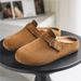 Lightweight Suede Loafers For Men – Breathable Mesh Lining, Low-Heel Casual Summer Shoes With PVC Sole And Round Toe_vogvips.com