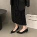 French Temperament Kitten Heel Pointed Leopard Print High Heels Women's Shoes Small Fragrant Style Skirt Shoes_vogvips.com