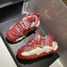 Genuine Leather Non Slip Wear Resistant Color Matching Thick Bottom Platform Tire Bottom Daddy Shoes Sports Shoes Casual Men's Shoes_vogvips.com
