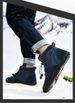2025 Men's Outdoor High-top Snow Boots, ,Height-increasing Cotton Shoes, Men's And Women's Warm Sports Hiking Shoes_vogvips.com