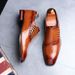 And Spring Autumn New Leather Interior Height Increasing Men's Korean Edition Trendy British Style Lace Up Business_vogvips.com