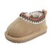 Kids' Winter Boots – Fleece-Lined Snow Boots For Boys & Girls (Non-Slip, Beige/Brown/Black, Sizes 15-27)_vogvips.com