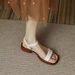 Women’s Shoes Retro Simple One Strap Roman Sandals For Women Summer Flat Soled Soft Soled Thick Soled Beach Open Toed Tide_vogvips.com