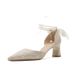 French Designer High Heels Socialite Style 2024 Summer New Chunky Heel Single Shoes Comfortable Hollow Sandals For Women_vogvips.com