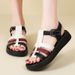 Cross-border Plus-size 2026 New Summer, Fashionable Sandals For Outdoor Wear, Non-slip And Lightweight Women's Shoes,_vogvips.com