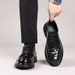 New Big Toe Business Fashion Casual Formal Thick Sole British Style Men's Leather Shoes_vogvips.com