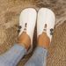 summer New Soft Leather Flat Casual For Women, Round Toe, Shallow Slip-on, Large Size_vogvips.com