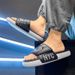 Men's Slippers New Plus Size Fashion Casual Soft Bottom Trampling Shit Beach Shoes Men's Sandals 45 46_vogvips.com