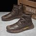 European Warm Series 2025 Autumn New Men's Trendy Versatile Work Shoes British Style Short Mid-Top Boots_vogvips.com
