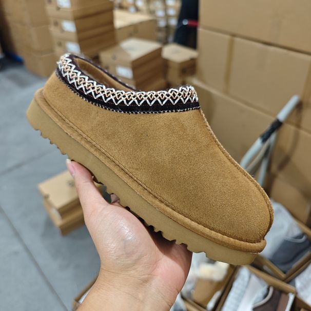 U Ethnic Style Lazy Flat Bottomed Talman Mop Fashionable Warm Integrated Women's Versatile Fur Shoes Thin Sole_vogvips.com