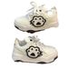 Cute Cat Claw Bread Shoes Women New Fashion Sports All Match Thick Bottom Shoes Casual White Shoes_vogvips.com