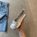French-tyle Flat Hallow Ingle For Women, 2024 Ummer New Model, Round-toed Retro Mary Jane Oft-oled Bow Ballet_vogvips.com