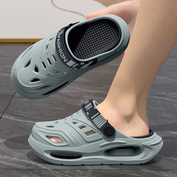 2026 New Hot Selling Non Slip Solid Color Air Cushion Sandals Lightweight Breathable Slippers Summer Outdoor Beach Shoes_vogvips.com