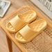 2025 New Style Soft Cushion Slippers Men Indoor Home Non-Slip Bathroom Shower EVA Sandals For Women Summer_vogvips.com