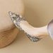 Retro Soft-soled Single Shoes Women's Niche Design Sense Shallow Beanie Shoes Large Size Women's Shoes_vogvips.com