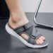 High Quality Summer Men's Outdoor Indoor Sandals Concise Comfortable Slide Casuals Shoes Non-slip Home Men Slippers_vogvips.com