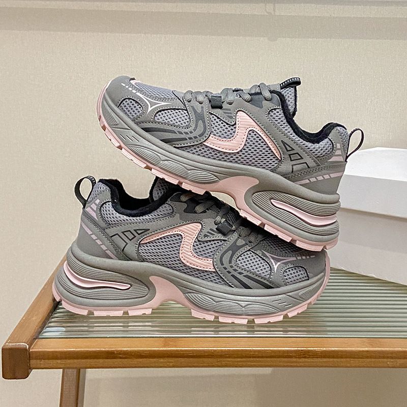 Fleece Dad Shoes Women's Warm Low-top Sneakers Student Cotton Shoes Trendy ShoesTM_vogvips.com