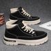 2025 Autumn New British Style Mid-Top Martin Casual Work Shoes Trendy High-Top Men's Boots_vogvips.com